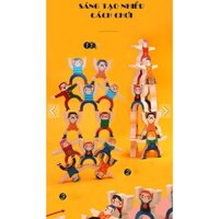 [ Home Decor ] ĐỒ CHƠI GIA ĐÌNH CÂN BẰNG BALANCED STACCATO 16PCS