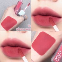 " HỒNG KHÓI 10 " SON DOLLY SUPER MATTE HOT TREND 2021.