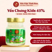 ( Hộp 1-2 Hủ ) Yến Chưng Kids Vị Vani 45% Chiết Xuất Thành Phần Thiên Nhiên, Hương Vị Thơm Ngon, Kích Thích Khẩu Vị