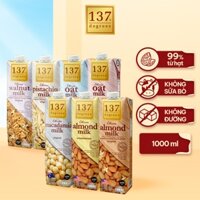 [ Hộp 1 lít ] Sữa Hạt 137 Degrees Thái Lan Chính Hãng Không Đường, Không Đậu Nành, Không Sữa Bò Dinh Dưỡng Healthy