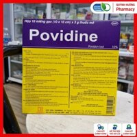 [ HỘP 10 MIẾNG ] Gạc miếng POVIDINE Sát Trùng Vết Thương, Vết Bỏng 10x10cm