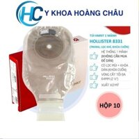 ✅ [HỘP 10] Túi Hậu Môn Nhân Tạo 1 Mảnh Hollister 8331 (Trong, Lọc Khí, Khóa Cuốn) | Túi Phân, Hậu Môn Tạm  -VT0741