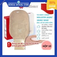 ✅ [HỘP 10] Túi Hậu Môn Nhân Tạo 2 Mảnh Hollister 18182 18183 18184 (Đục, Lọc Khí, Khóa Cuốn) | Túi Phân Tạm