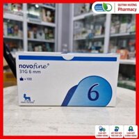 [ HỘP 100 ĐẦU ] Kim Tiêm NOVOFINE 31G 6mm, an toàn khi sử dụng
