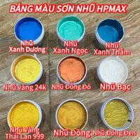 [ Hộp 1Kg ] Sơn Nhũ Đỏ, nhũ Xanh, nhũ Đồng, nhũ bạc