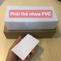 [ Hộp 200 Thẻ ] PHÔI THẺ NHỰA PVC TRẮNG DẠNG THE ATM