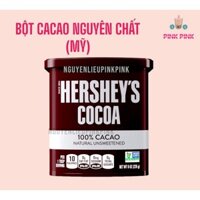 [ HỘP 226G ] BỘT CACAO HERSHEY'S NGUYÊN CHẤT [ DATE 08-2026 ]