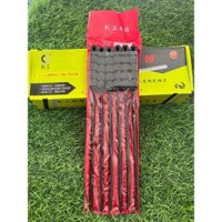 ( Hộp 24 cái ) Dũa Xích Máy Cưa có tay cầm dũa cán đen 4.0 4.8 5.5mm