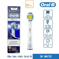 [ HỘP 3 CÁI ] Đầu Bàn Chải Điện Oral-B 3D White ( Pro White ) Cho Răng Trắng Sạch, Sáng Bóng [ Shop Đức Vân ]