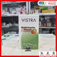 [ HỘP 30 VIÊN ] Viên uống VISTRA MULTIVITAMINS & MINERALS Plus cung cấp vitamin khoáng chất tốt cho cơ thể