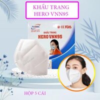 .  HỘP 5 CÁI KHẨU TRANG HERO VNN95