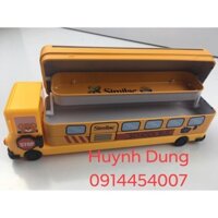 👉🏿👉🏿 Hộp đựng bút 2 tầng hình xe buýt cho bé