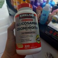 ( hộp đựng )Viên uống Kirkland Glucosamine 1500mg Chondroitin220 viên