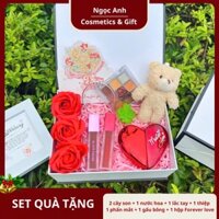 [ Hộp Kèm Túi FL] Quà tặng 20/10, 8/3 son phấn nước hoa, giáng sinh, quà valentine 14/2, quà tặng người yêu ý nghĩa