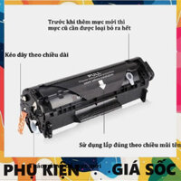 🕐 Hộp mực máy in Canon LBP 6000, 6030,6030w, 3050, MF3010 (CRG325/35A) loại 1 in rất Đậm, sắc nét, độ bền cao, có lỗ đổ