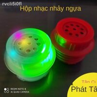 ❇ ☌ ♂Hộp nhạc ngựa cho trẻ em bơm hơi Máy nghe báo chí Fawn Trojan phụ kiện sừng đầu