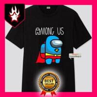 ( HOT) Áo Thun Among Us Superman Đen Trắng S121 -  độc đẹp giá rẻ nhất