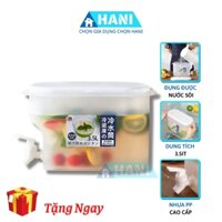 ( HOT ) Bình đựng nước detox cao cấp có vòi dung tích 3,5 lít Hani House Store