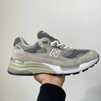 [ hot] giày thể thao NEWBALANCE  992 GREY ,giày NB 992  xám trắng FULLBOOK hàng chuẩn BEST /