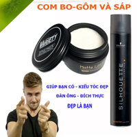 [ HOT] Gôm Sáp Vuốt Tóc Cho Nam,COMBO Sáp -Gôm Xịt Tóc ,Tạo Nếp Tốt, Giữ Nếp Lâu, Hương Thơm Dịu Cho Bạn Mái Tóc Đẹp