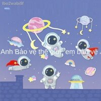 ✴ [HOT HIT]Phi hành gia Vũ trụ Thêu vải Sticker Longxiang Túi đi học điện thoại di động Công tắc vỏ ipad Trang trí DIY T