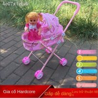 ❁ [HOT HIT]◕Trẻ em búp bê xe đẩy cô gái chơi nhà mô phỏng bé bác sĩ đồ