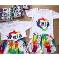 { hót hót } Ảnh thật nguyên bộ Áo + Quần đi biển gia đình chất đẹp