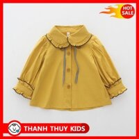" HOT HOT " Áo sơ mi thiết kế cao cấp 2 màu cho bé gái - " THANH THUY KIDS "