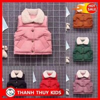 " HOT HOT " 💥MUA NGAY💥 Áo khoác phao gile cổ lông size đại 110-150 - " THANH THUY KIDS "