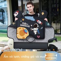 [ HOT Sale ] Chăn kính chắn gió xe điện không thấm nước chăn chăn kính chắn gió xe đạp điện chăn bô