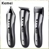 [ HOT Sale ] COMBO 3 Trong 1  Tông Đơ Cắt Tóc Kemei KM 1407 - Kèm Máy Cạo Râu  Máy Tỉa Lông mũi