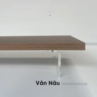 ( Hot Sale ) (Dài 60cm) Kệ Để Màn Hình Máy Tính Chân MICA Trong, Kệ Để Bàn Decor Bàn Làm Việc Siêu Chất