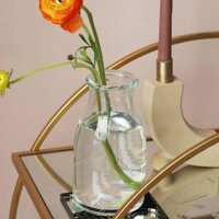 [ HOT Sale ]Đơn giản sáng tạo bình thủy tinh trong suốt trang trí phòng khách cắm hoa hoa nhiều màu thiết bị văn phòng v