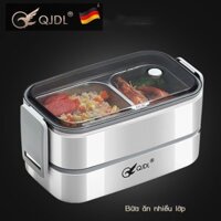 [ HOT Sale ] Hộp cơm inox có nắp, hộp cơm cách nhiệt cho nhân viên văn phòng, dung tích lớn, dùng đ