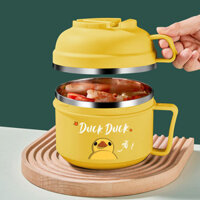 [ HOT Sale ] Ký túc xá 304 hộp cơm trưa bằng thép không gỉ sinh viên bát và bộ đũa với cơm bát ăn t