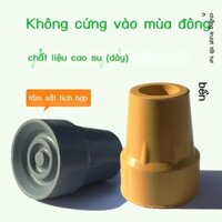 [ HOT Sale ]Nạng đơn và đôi đệm chân chống trượt đệm cao su bọc đầu và chân nạng đầu bằng da chống gậy cho người già tàn
