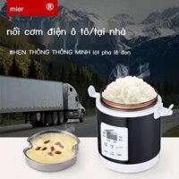 [ HOT Sale ] Nồi cơm điện ô tô Remiel 12/24/220V nấu đa năng đồng bộ thông minh đặt trước nồi cơm đ