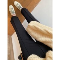 [ HOT Sale ]Plus Size Nữ Béo Co Giãn Thẳng 9 Điểm Quần Âu Nữ Phong Cách Mùa Xuân 2023 Hình Quả Lê Màu Đen Tẩu Thuốc Lá Q