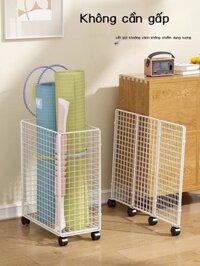 [ HOT Sale ] Thùng đựng thảm yoga, giá đựng có rãnh, thùng đựng vợt cầu lông, trục xốp, giỏ đựng dụ