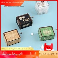 [ HOT Sale ] Tiện ích thú vị Hộp nhạc gỗ quay tay Dark Harry Potter hộp nhạc sáng tạo quà tặng sinh