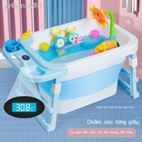 ◎ [ HOT Sale ]yy6wnny8ifXô tắm trẻ em xô chậu cho sơ sinh có thể gấp gọn để ngồi và nằm.