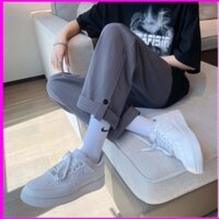 [ Hot Trend 2021 ] Quần Kaki nam ống rộng , ống suông có cúc xắn gọn gàng lịch hiện đại 2021[ảnh thật]