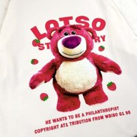 [ HOT TREND ] Áo thun nữ form rộng tay lỡ Gấu Lotso 1084 HY STUDIO