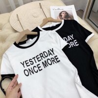 💓💓 [HOT TREND] Đầm Thun Nữ YESTERDAY phối Màu Dáng Ôm Đen Trắng 2 Màu Q053