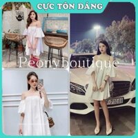 | HOT | XẢ HẾT |_ Đầm Trễ Vai | Đầm Trắng Tiểu Thư 🌸 Váy tay phồng bánh bèo nữ Order Quảng Châu tận xưởng -_