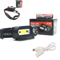 [ HÓT]Đèn đội đầu sài pin 18650 sạc USB (HT1)