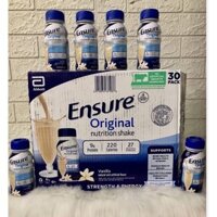 💚🍀 [HSD 03/2026] Thùng 16 chai 24 chai & 30 chai sữa ENSURE Vanilla của Mỹ 🍀💚