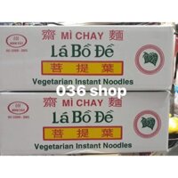 ( HSD: T2/2023) Thùng 30 gói mì chay Lá Bồ Đề ( 30 gói x70g)