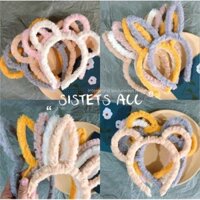 ( htt01)  ( htt01)  Bờm lông cài tóc hình tai thỏ, gấu, mèo xinh xắn