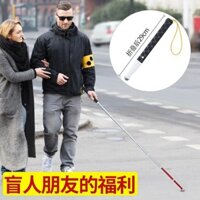 ❈ ❈ Hua New Blind Staff Nhân viên hướng dẫn hợp kim titan cho người mù 7 phần Ăng-ten hướng dẫn siêu nhẹ bằng kính thiên văn 2539A